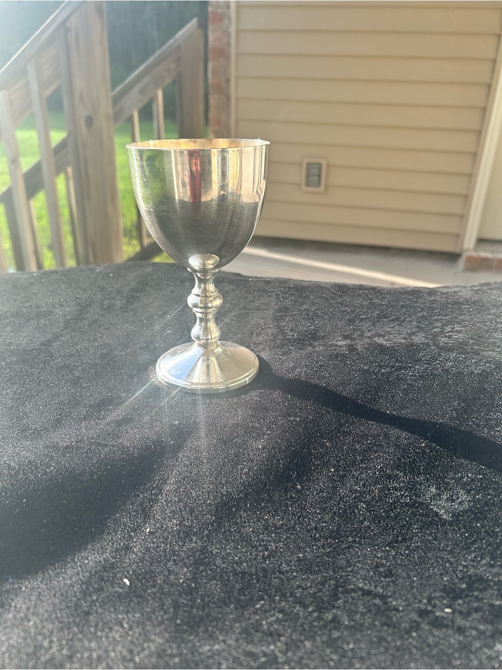 W&S Blackinton Silverplate Goblet Chalice Cup Vintage Since 1865 Mark 16